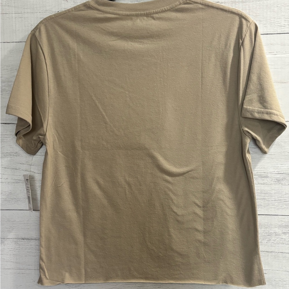 Fifth Sun Tennis Graphic Tee Small Beige Malibu California Preppy Aesthetic NWT - Picture 8 of 10